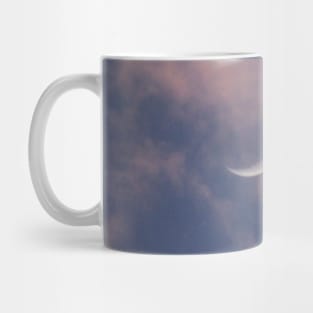 Crescent Moon Pink Clouds Mug